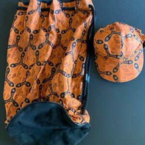 Back Pack & Matching Hat Afro Centric Design